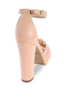 Women Heeled Sandals - Beige - View 6