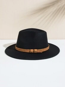 Mũ Fedora Nam - màu đen - Xem 3