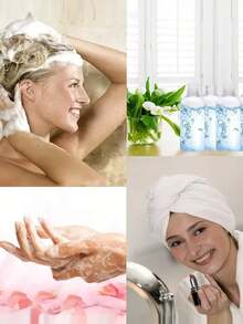 10入組/套3.4oz/100ml可補充的透明塑料空壓瓶,翻蓋,tsa旅行瓶,適用於液體洗漱用品、洗髮水、護髮素和乳液,3.4oz/100ml瓶身透明塑料空壓瓶,翻蓋,tsa旅行瓶,適用於液體洗漱用品、洗髮水、護髮素和乳液,可補充容器 - 無色 - 查看 6