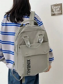 Women Functional Backpacks - 灰色 - 查看 2