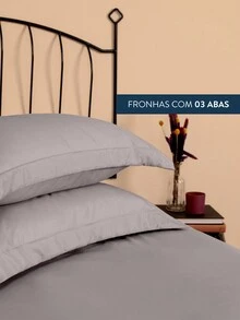 Sheet Sets with Pillowcases - 灰色 - 查看 4