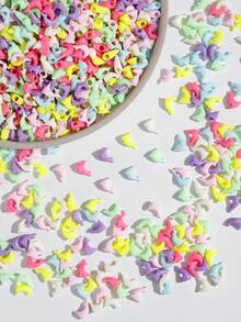 1包丙烯酸海豚形狀diy珠寶配件 - 彩色 - 查看 2