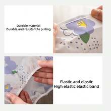 1pc Home Stand Fan Cover, Dustproof, Waterproof, Fully Enclosed, Dirt-resistant - blue floral - View 2