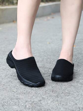 女性寬版透氣輕量化步行鞋