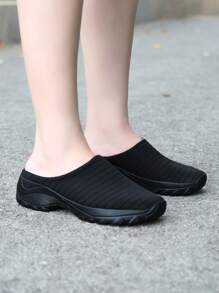 女性寬版透氣輕量化步行鞋