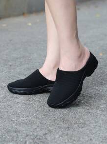 女性寬版透氣輕量化步行鞋