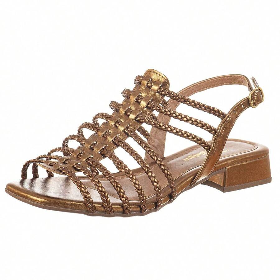 Women Heeled Sandals - Đồng - Xem 1