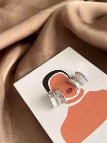 Stud Earrings - 銀色 - 查看 6