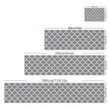 1個柔軟防滑墊,適用於室內門廳、廚房、門廊、仿羊絨地毯 - 灰色 - 查看 7