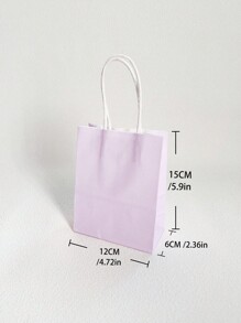 10pcs/Pack Macaron Themed Gift Bags (2pcs/Color)