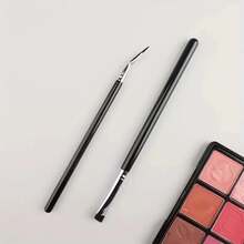 2 支超細眼線刷,眉刷超細 Eyeliber 刷,勾勒眉毛,眼瞼眼線,適合遮瑕眉毛眼線化妝 - 黑色 - 查看 7