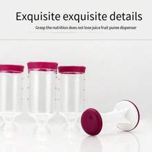 10个/包 儿童果泥食品储存袋（不含分配器） - 香檳色 - 查看 5