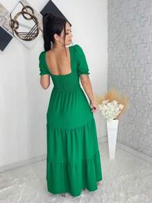 Women Dresses - 綠色 - 查看 2