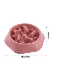 彩色防噎慢食器碗適用於貓和小狗 - 彩色 - 查看 10