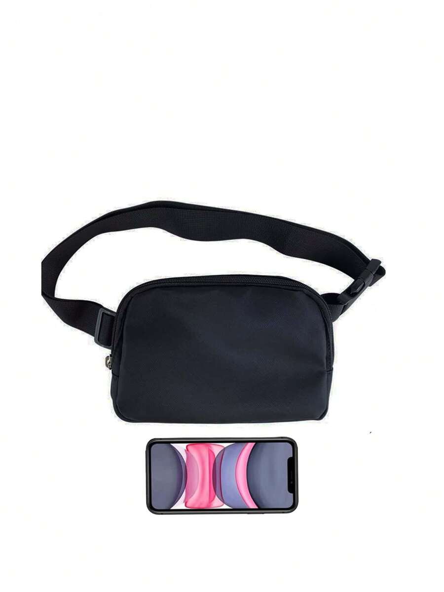 Stay Stylish and Organized with this Solid Color Durable Chest Bag