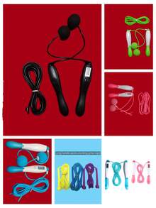 隨機顏色多功能2合1跳繩 - 綠色 - 查看 1