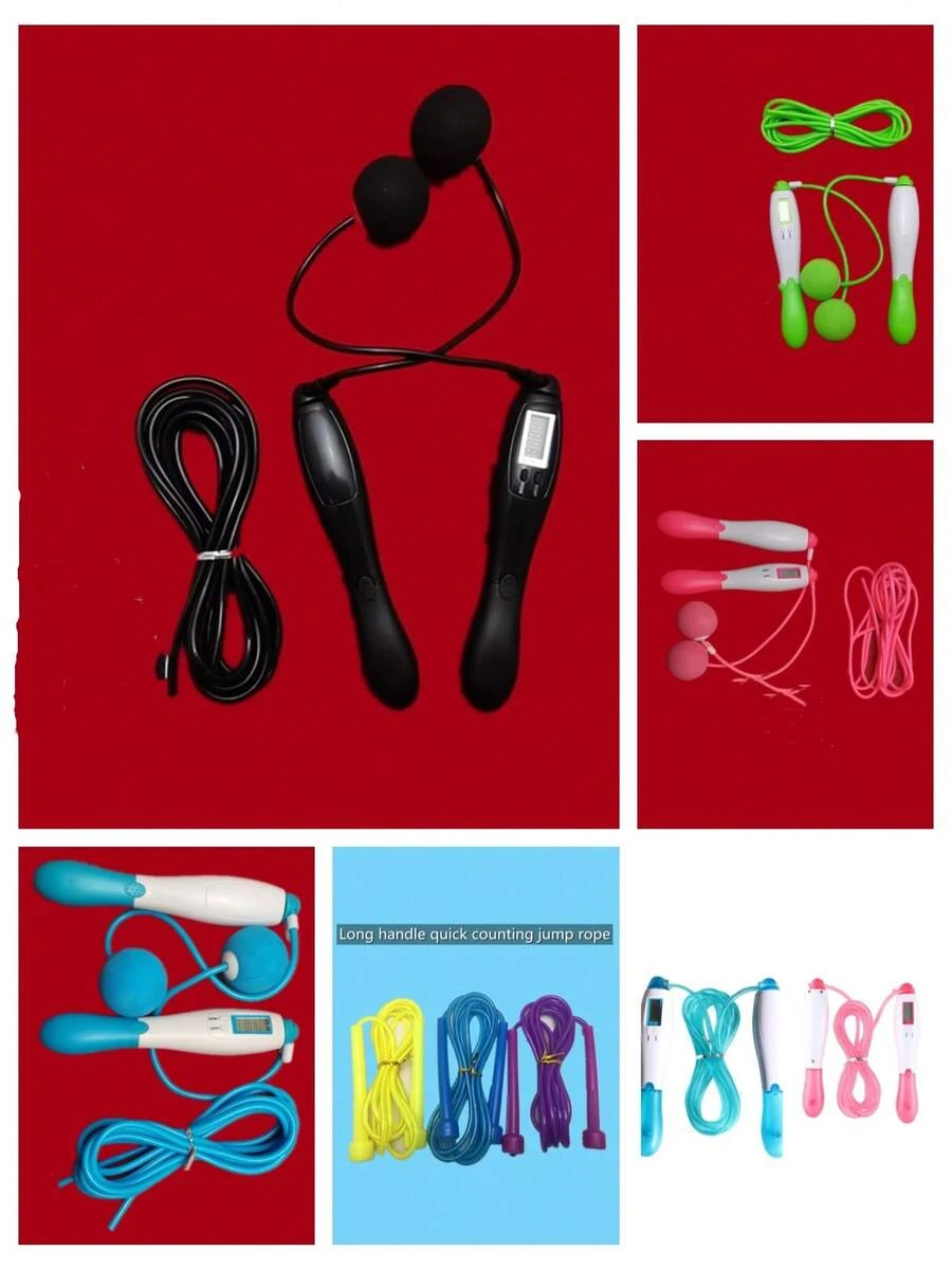 隨機顏色多功能2合1跳繩 - 綠色 - 查看 1