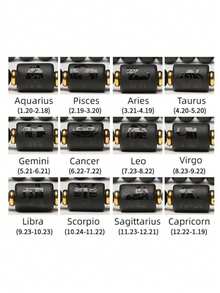 1入組黃虎眼石彩珠彈性生肖手環能量手環,男女生日禮物、節日禮物、紀念日禮物