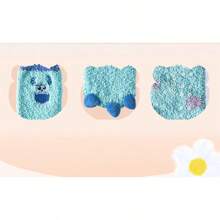 Miniso Disney Pixar Sullivan Series Dễ Thương Sang Trọng Ấm Áp Mềm Mại Và Thân Thiện Với Làn Da Chống Trơn Trượt Ở Nhà - Màu xanh nhạt - Xem 2