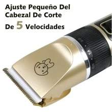 Máquina Rasuradora Cortadora Pelo Para Perros Mascotas - Dorado - Ver 5