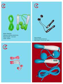 隨機顏色多功能2合1跳繩 - 綠色 - 查看 2