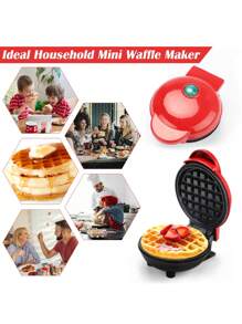 2PCS Gofrera Love: Pequeños Electrodomésticos de Cocina, Waflera Spiderman única y emocionante, Electrodomésticos para Cocina de alta calidad, ¡Sorprende a tu familia con Waflera de Spiderman! - Fácil de usar, perfecta para Desayunos o Eventos Temáticos - Negro - Ver 1