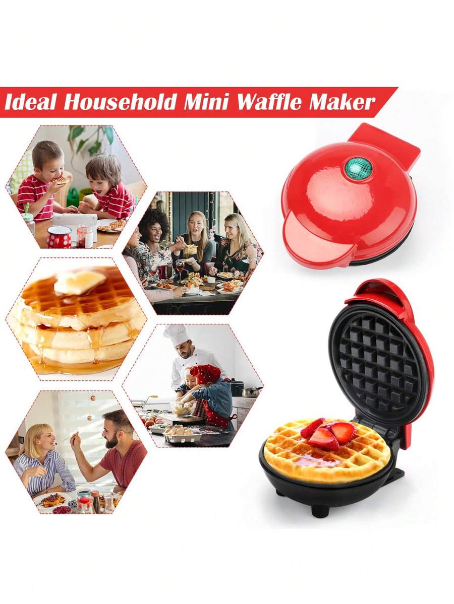 2PCS Gofrera Love: Pequeños Electrodomésticos de Cocina, Waflera Spiderman única y emocionante, Electrodomésticos para Cocina de alta calidad, ¡Sorprende a tu familia con Waflera de Spiderman! - Fácil de usar, perfecta para Desayunos o Eventos Temáticos - Negro - Ver 1