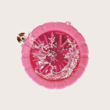 1pc Pet Foot Washing Cup, Dog Cleaning Brush - Pink - View 9