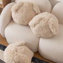 Designer Tassel Bunny Pillow - Beige - View 7