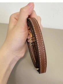 3入組袋子轉換配件，用於迷你包帶，免打孔肩帶，背包轉換肩帶，棕色 - 棕色 - 查看 6