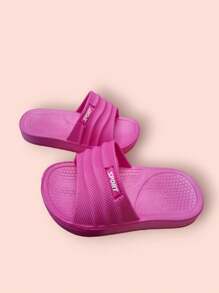 sandalia de mujer tipo sport.perecio de mayoreo - Rosa Fucsia - Ver 2
