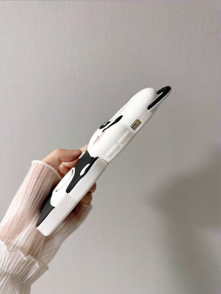 1入組可愛熊貓造型防震全封閉硅膠支架手機殼，適用於iPhone 11/12/13/14 Pro Max/13 Pro Max - 彩色 - 查看 3