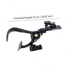 攝影肩架，適用於相機、小型DV、單反相機等拍攝設備負重6kg，自重0.98kg，肩架可置於肩上固定，是拍攝助手 - 黑色 - 查看 5