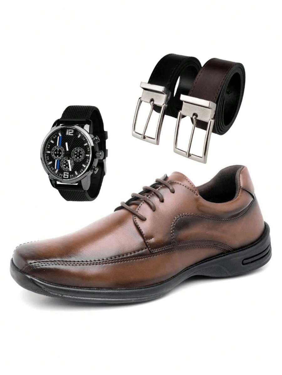 Dress Shoes - Rust Brown - View 1
