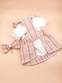 2pcs Woolen Pet Skirt