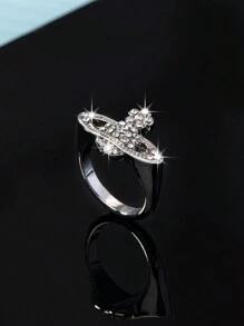 1 件女士开口戒指，树脂花朵设计，梅花星球手指装饰，适合夏季、派对、婚礼、度假、返校、新年、送给朋友和家人的礼物