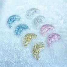 2 件可重复使用的凝胶眼部冰袋，彩色眼部冷却垫，适用于眼部疲劳、眼睛浮肿、浮肿、黑眼圈、细纹，非常适合午睡和旅行，适用于卧室、旅行、办公室、学校 - 粉色 - 查看 5