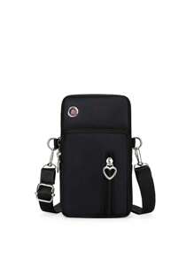 Bolso de teléfono para mujer, mini bolso bandolera, monedero vertical para mujer, bolso de brazo y muñeca para deportes y correr, mini bolso bandolera casual para teléfono con orificio para auriculares, moda para trabajadores de cuello blanco, universidad, trabajo, negocios, traslados, oficina, para aniversario, pareja, regalo de cumpleaños, Día de San Valentín, regalo