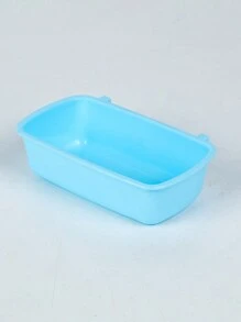 1pc Thickened Abs Ceramic-like Feeding Bowl For Hamster, Birds, Etc. Color Random - Multicolor - View 4