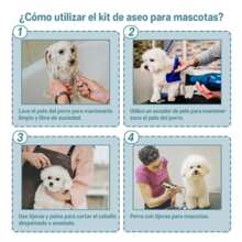 Máquina Rasuradora Cortadora Pelo Para Perros Mascotas - Dorado - Ver 4
