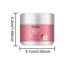 桃紅色唇毛脫毛膏50g,女士用於去除嘴唇,下巴和臉頰周圍的不需要的毛髮,天然和溫和的配方 - 白色 - 查看 10