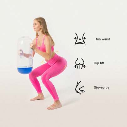 Original Aqua Bag Instead Of Sandbag - Training Power Bag With Water Weight - Ultimate Core And Balance Workout - Portable Stability Fitness Equipment Gym Accessories