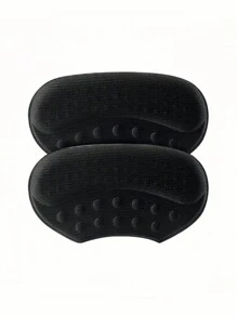 2pcs Black Comfortable Anti-Friction Soft Shoe Heel Pads (Can Help Enlarge Or Reduce Size) For Women High Heels Women Pumps And Men Sneakers Shoes Summer Daily Wear
