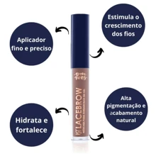 Bt Lacebrow Mascara De Sobrancelhas Bruna Tavares Correção e Tratamento P/ Sobrancelha - GREY - Visão 5