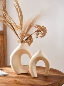 2pcs Creative Couple Series Home Decoration Vase Set, Large And Medium-Sized Combination Indoor Tabletop Ornament, Can Interact Or Display Separately In Different Places, Suitable For Indoor Decor, All Seasons.,Home Decor,Flower Vase,Centerpiece,Table Decor Room Decor Glass Vase