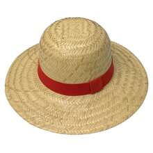 Chapéu de palha semelhante ao do  palha natural - Dourado - Visão 2