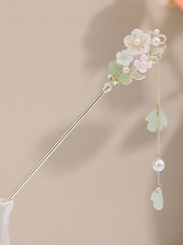 あんにん様 イメージ　髪飾り 2点 まとめ商品 SOUBIEN 髪飾り 2点セット 赤系 レッド ピンク 桜 梅 花 和柄