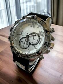 Men's Quartz Watches - 銀色 - 查看 1