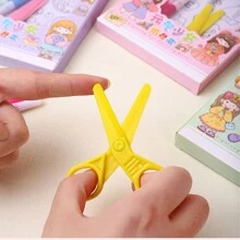 Cartoon Cute Girl Coloring Book For Kids With Tools For Drawing And Coloring, Random Design