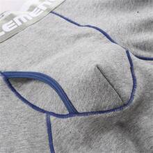 1pc Men's Thermal Underpants Thick -Padded Tight-Fitting Elastic Long Johns Winter Bottoms, Warming - Black - View 4